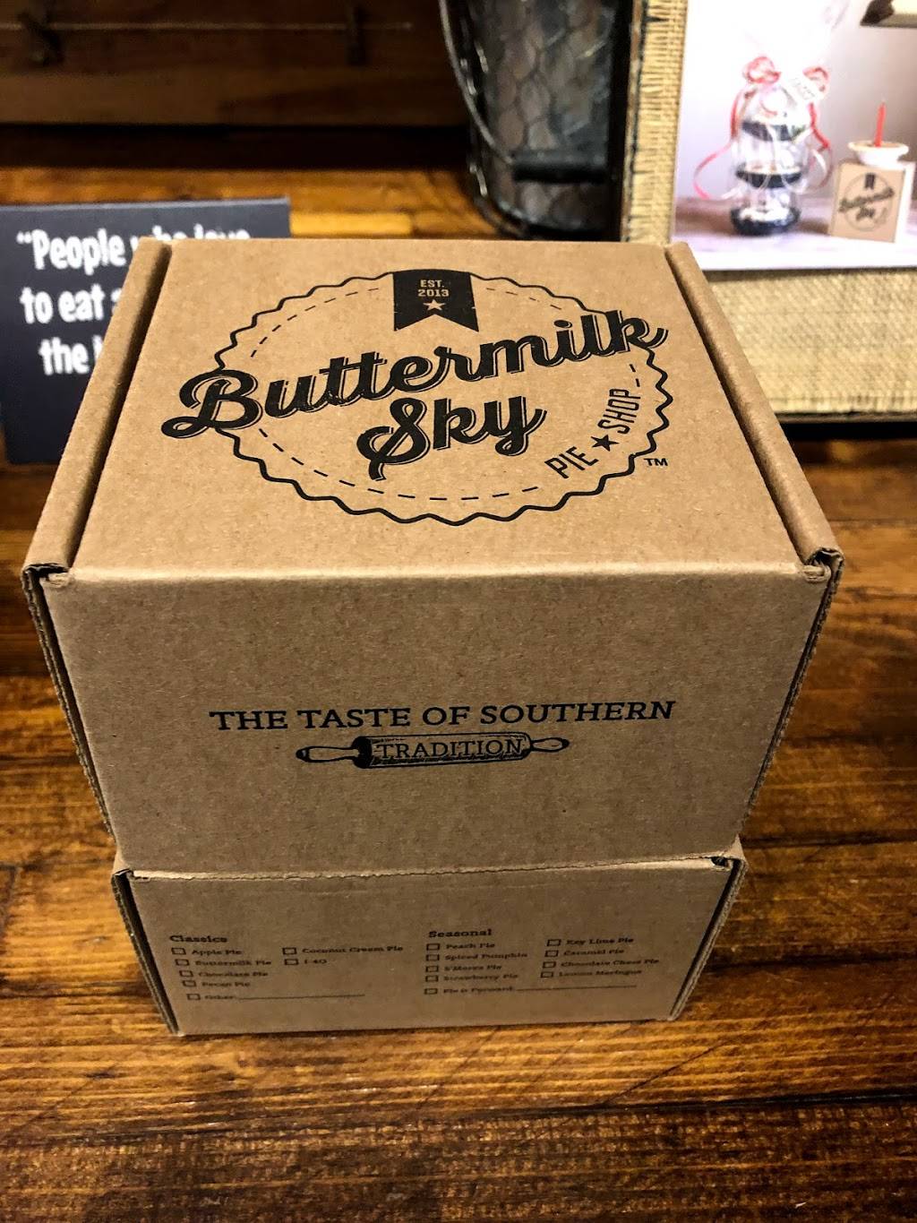 Buttermilk Sky Pie Shop | 4600 Roswell Rd C130, Sandy Springs, GA 30342 | Phone: (404) 975-3822