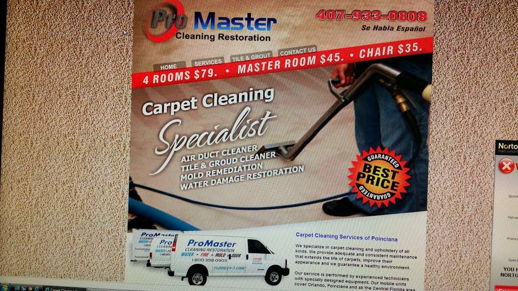 Pro Master Cleaning Restoration | 3700 Commerce Blvd, Kissimmee, FL 34741, USA | Phone: (407) 933-0808