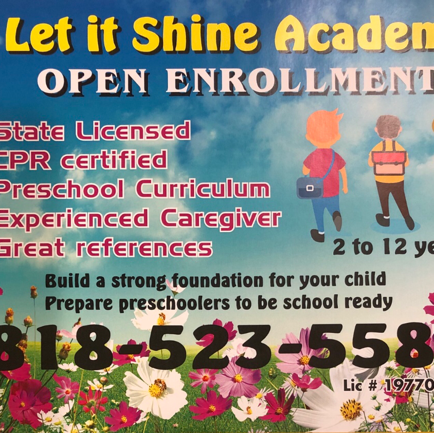 Let It Shine Academy | 16421 Chatsworth St, Granada Hills, CA 91344, USA | Phone: (818) 523-5585