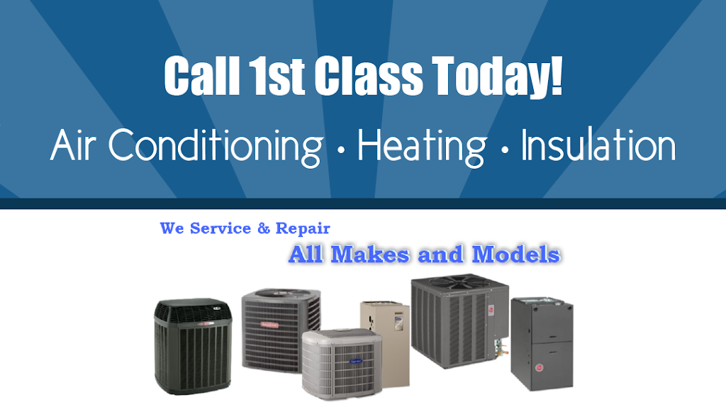 1st Class Heat & Air | 2712 S Rigsbee Dr #5, Plano, TX 75074, USA | Phone: (972) 398-6151