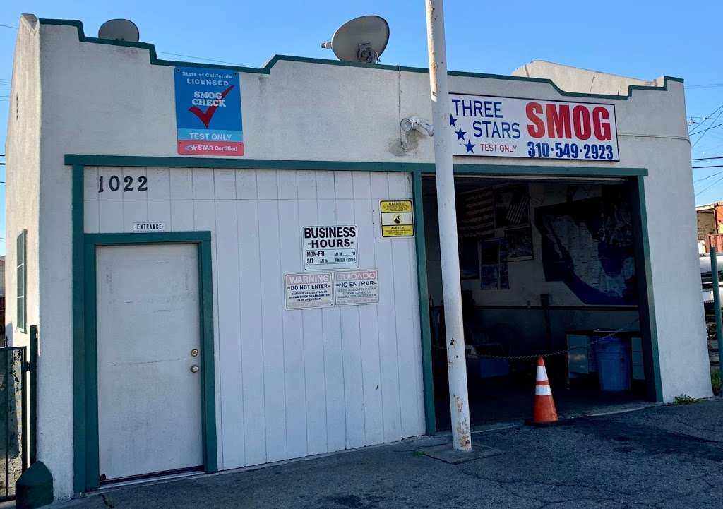 Three Stars Smog | 1022 E Pacific Coast Hwy, Wilmington, CA 90744 | Phone: (310) 549-2923