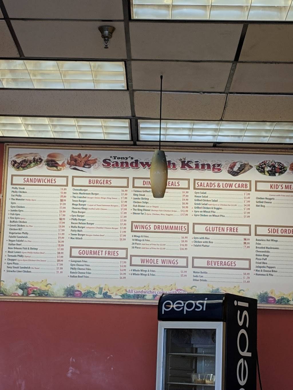 Tonys Sandwich King | 2546 County Hwy 10, Mounds View, MN 55112, USA | Phone: (763) 784-1290