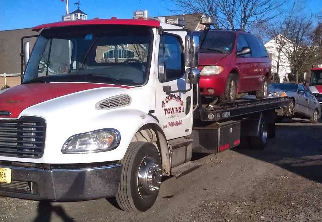 Four Corners Towing | 820 Federal Rd, Brookfield, CT 06804, United States | Phone: (203) 740-8144