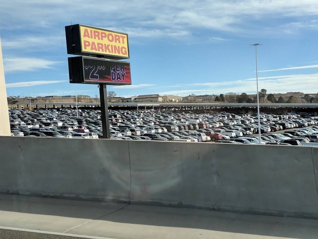 Airport Parking I-25 & Sunport | 1501 Aircraft Ave, Albuquerque, NM 87106, USA | Phone: (505) 843-9333