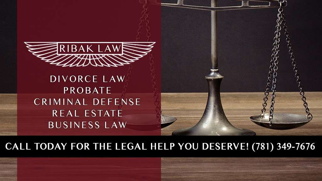 Ribak Law Offices | 858 Washington St # 300, Dedham, MA 02026, USA | Phone: (781) 349-7676