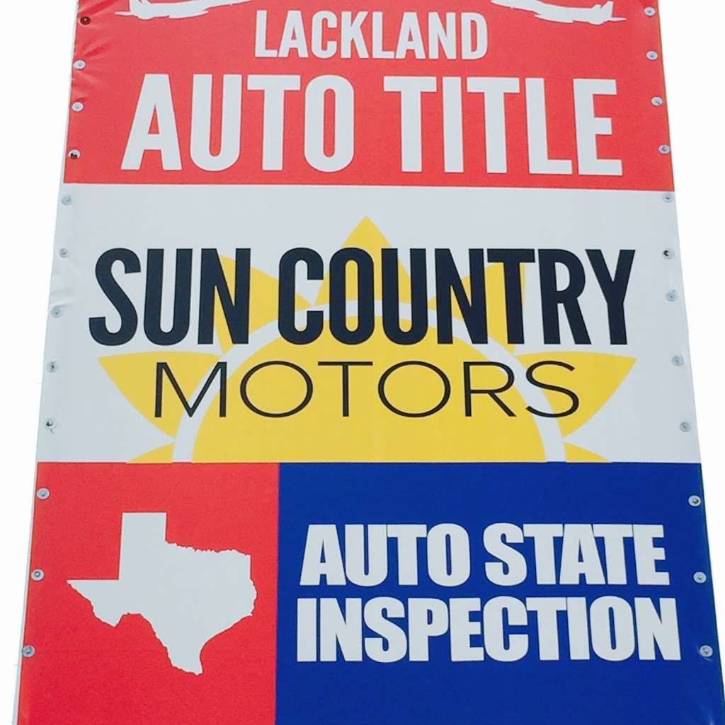 Sun Country Motors | 5128 W Military Dr, San Antonio, TX 78242, USA | Phone: (210) 674-4090