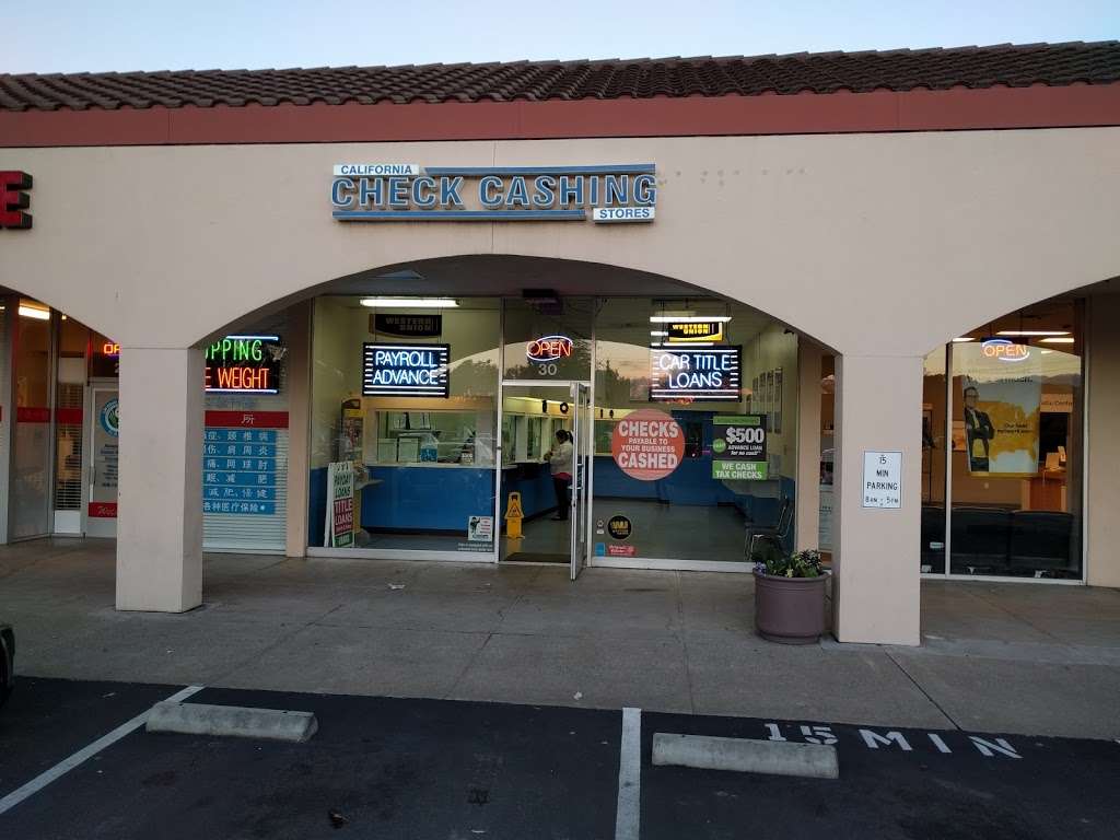 California Check Cashing Stores | 30 S Abbott Ave, Milpitas, CA 95035, USA | Phone: (408) 262-2274