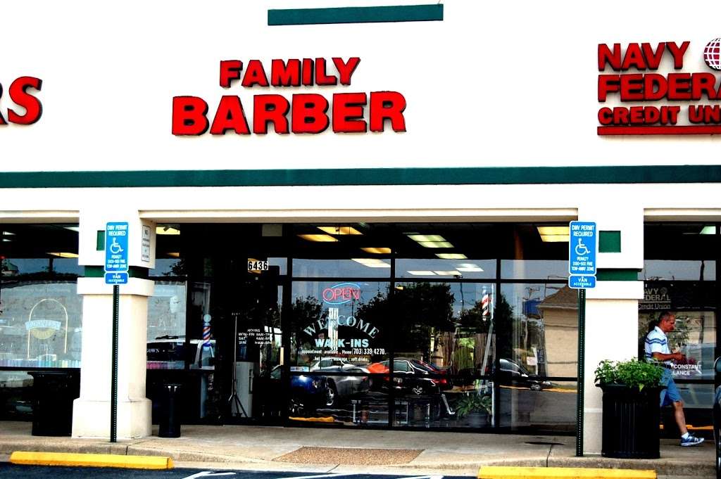 Family Barber | 6434 Landsdowne Centre Dr, Alexandria, VA 22315, USA | Phone: (703) 339-4270