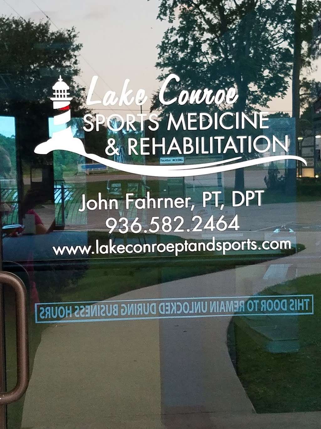 Lake Conroe Sports Medicine and Rehabilitation | 18001 TX-105 Suite 106, Montgomery, TX 77356, USA | Phone: (936) 582-2464