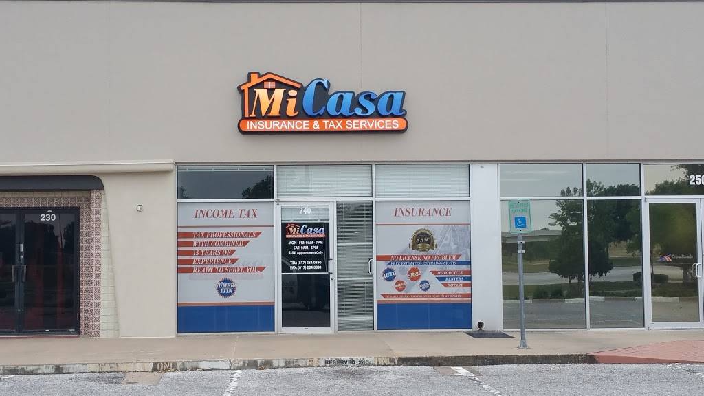 Mi Casa Insurance & Tax Services | 6331 Boulevard 26, North Richland Hills, TX 76180, USA | Phone: (817) 284-0390