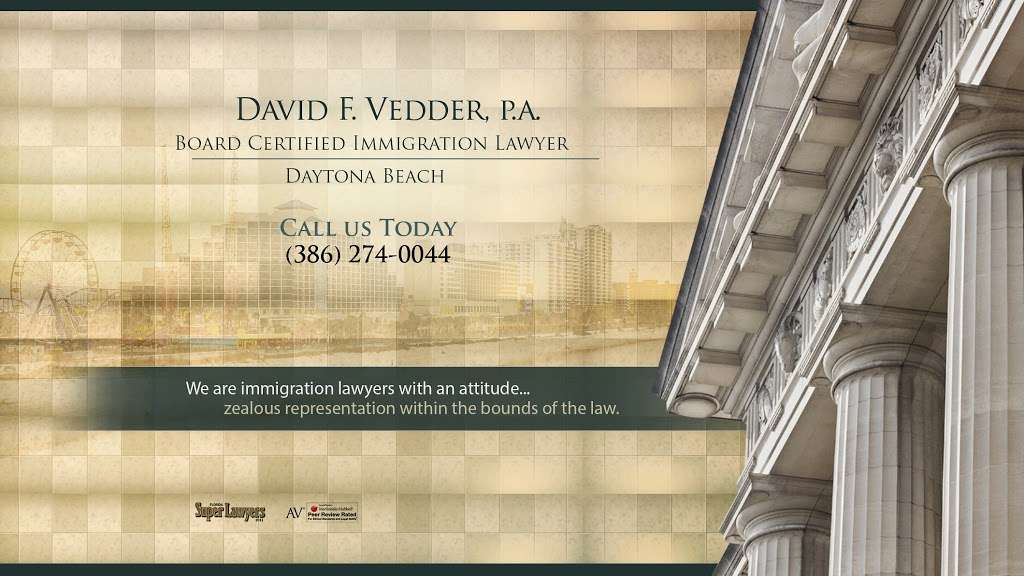 David F. Vedder, P.A. | 1651 N Clyde Morris Blvd #2, Daytona Beach, FL 32117, USA | Phone: (386) 968-8880