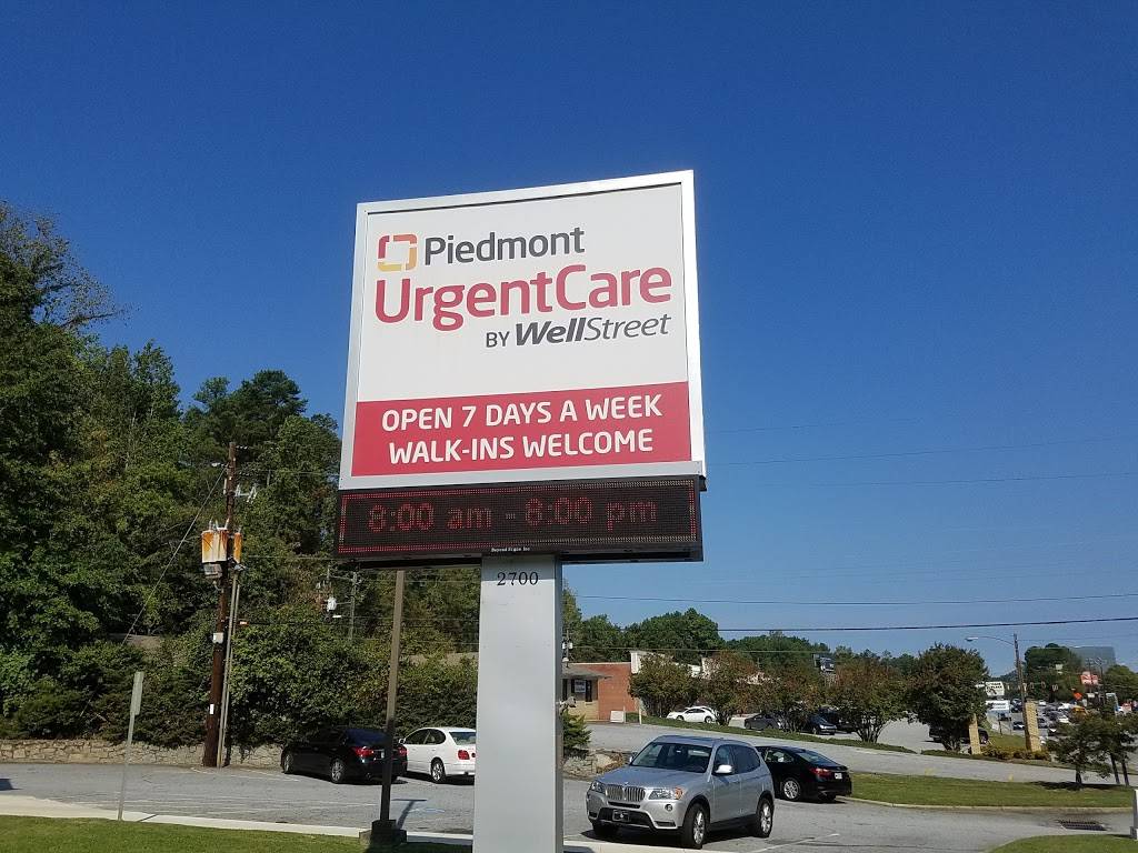 Piedmont Urgent Care by WellStreet - Druid Hills | 2700 Clairmont Rd, Atlanta, GA 30329, USA | Phone: (404) 327-8744