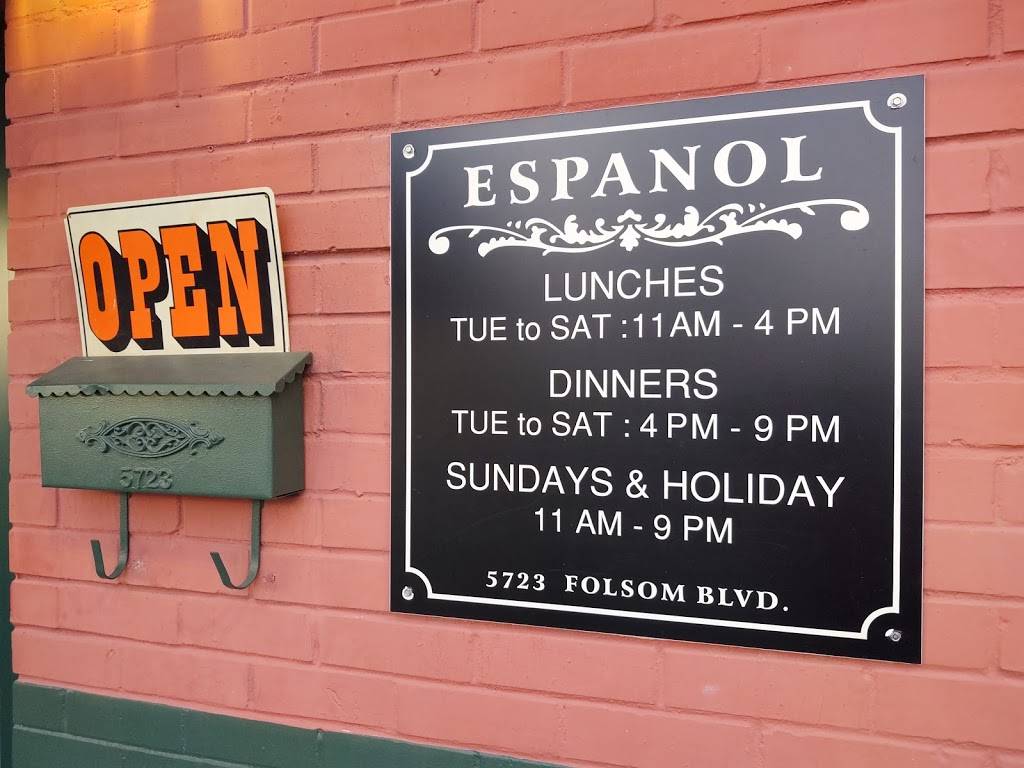 Español | Italian Restaurant | 5723 Folsom Blvd, Sacramento, CA 95819, USA | Phone: (916) 457-1936