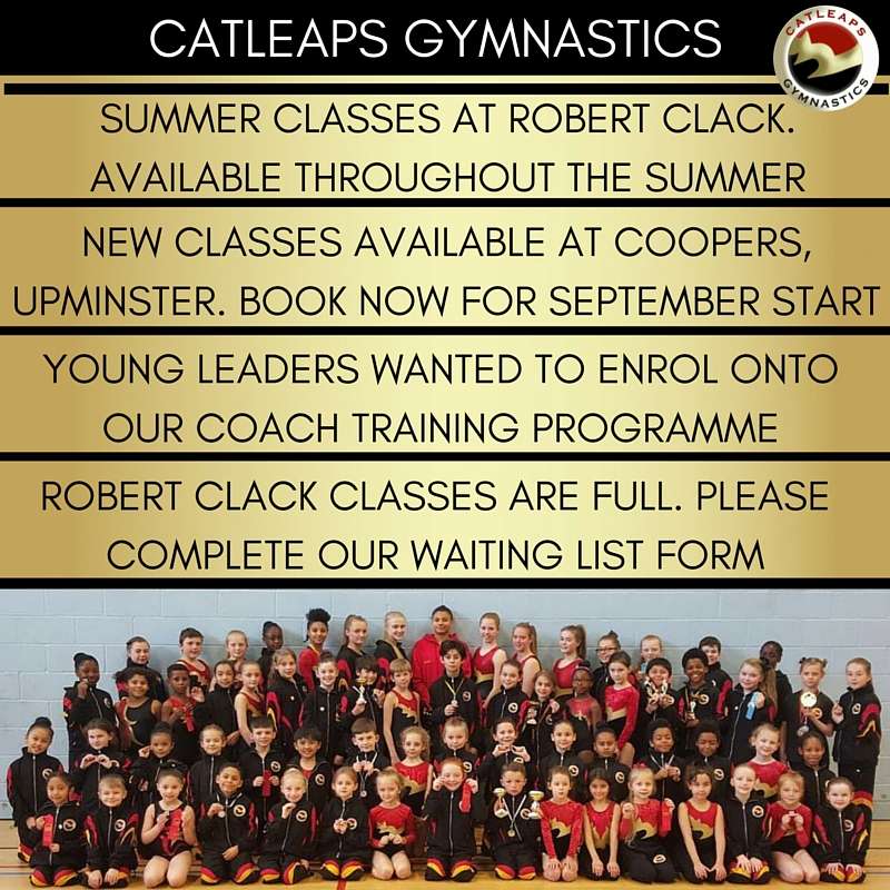 Catleaps Gymnastics Club | Westbury Farm, St Marys Lane, Upminster RM14 3NU, UK | Phone: 07903 663944