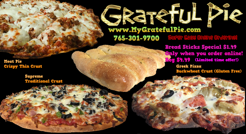 Grateful Pie | 308 E Berry St, Greencastle, IN 46135, USA | Phone: (765) 301-9700