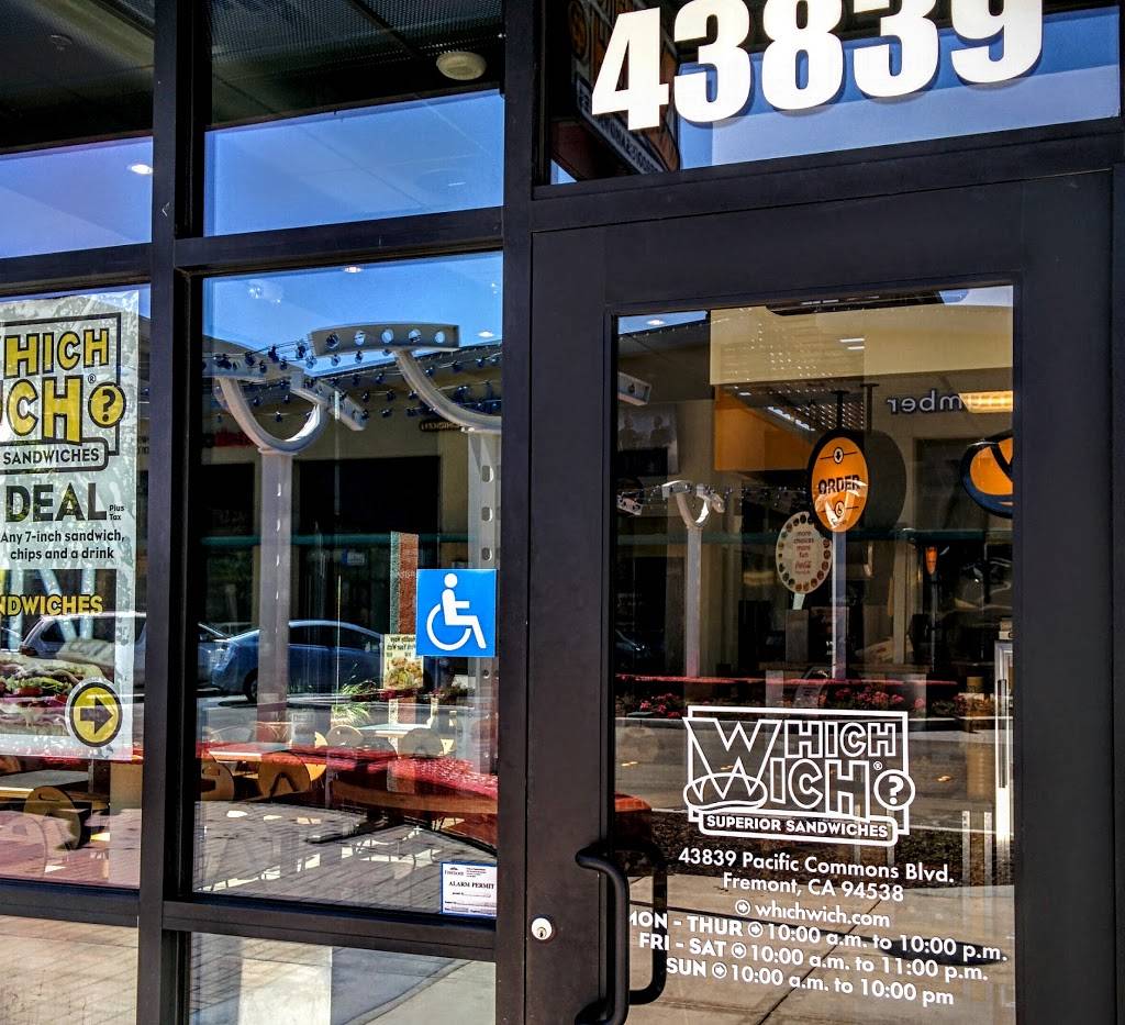 Which Wich Superior Sandwiches | 43823 Pacific Commons Blvd STE 105, Fremont, CA 94538, USA | Phone: (510) 651-9424