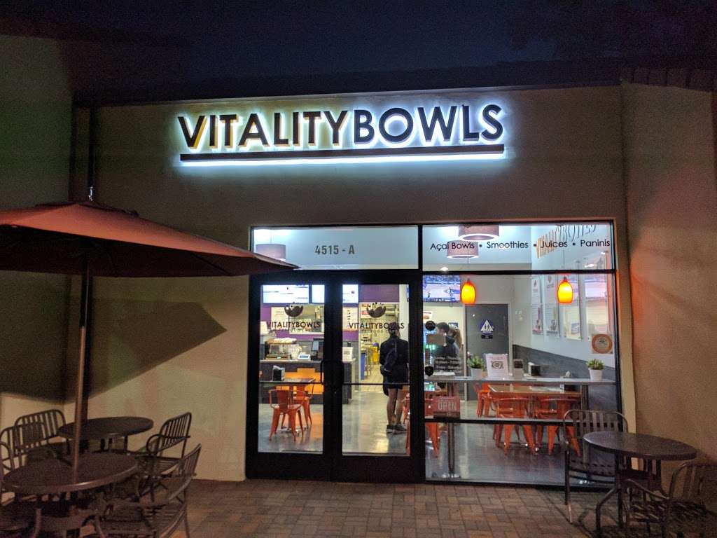 Vitality Bowls Irvine | 4515A Campus Dr, Irvine, CA 92612 | Phone: (949) 737-2082