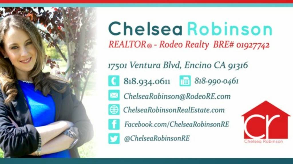 Chelsea Robinson Real Estate - Rodeo Realty | 17501 Ventura Blvd, Encino, CA 91316, USA | Phone: (818) 934-0611