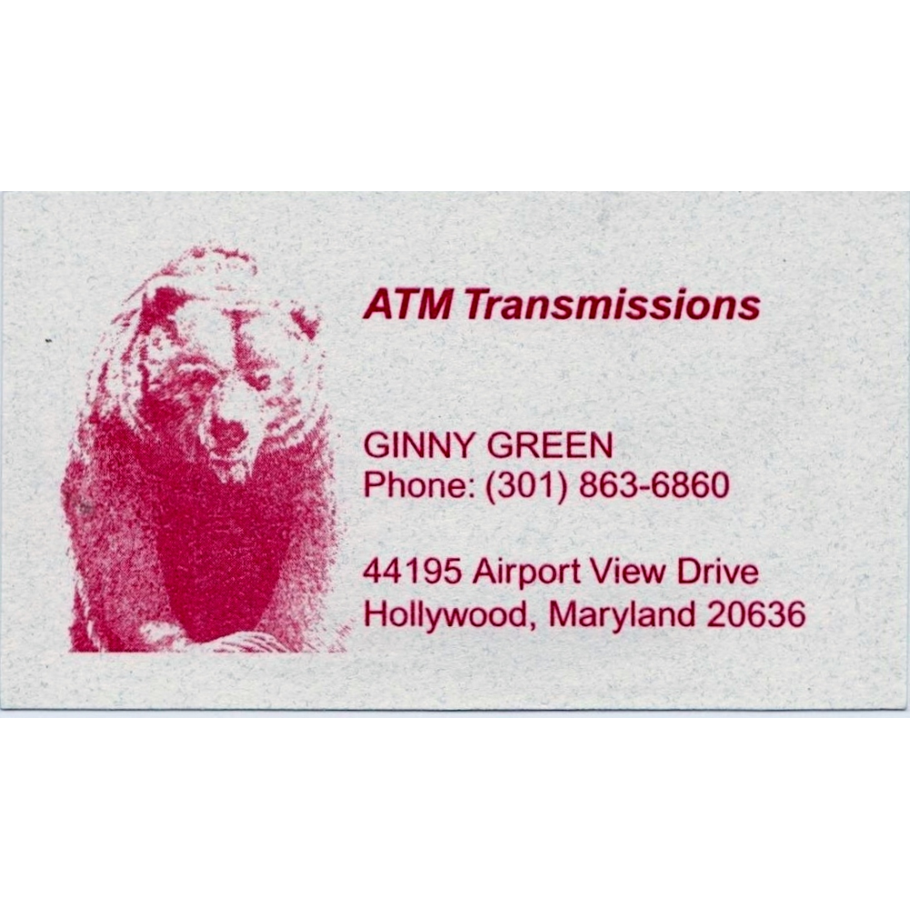 ATM Transmission Center | 44195 Airport View Dr, Hollywood, MD 20636, USA | Phone: (301) 863-6860