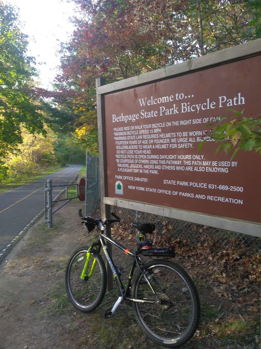 bethpage bike trail