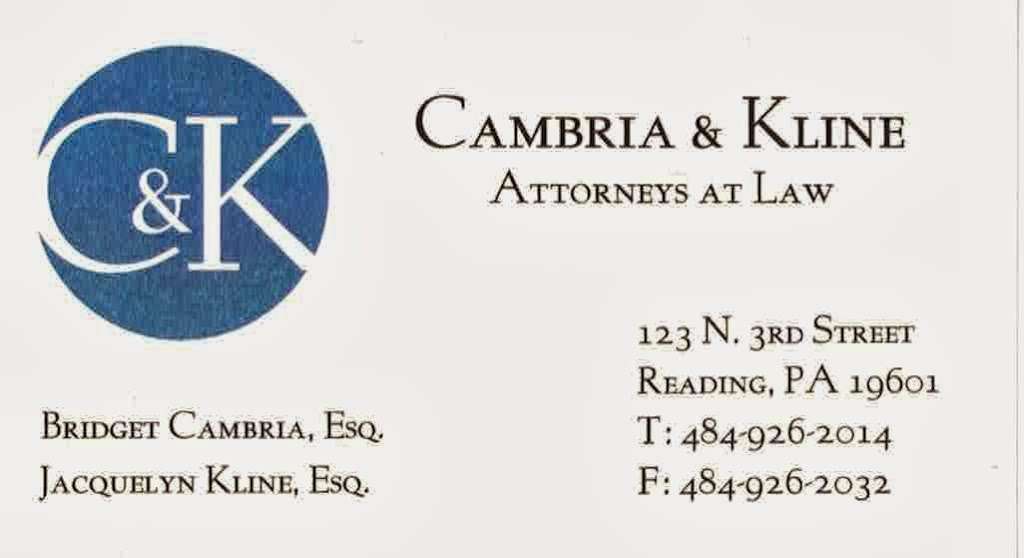 Cambria & Kline PC | Photo 1 of 1 | Address: 532 Walnut St, Reading, PA 19601, USA | Phone: (484) 926-2014
