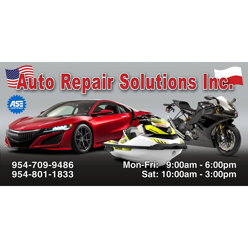 Auto Repair Solutions Inc. | 710 NW 57th St, Fort Lauderdale, FL 33309, USA | Phone: (954) 801-1833