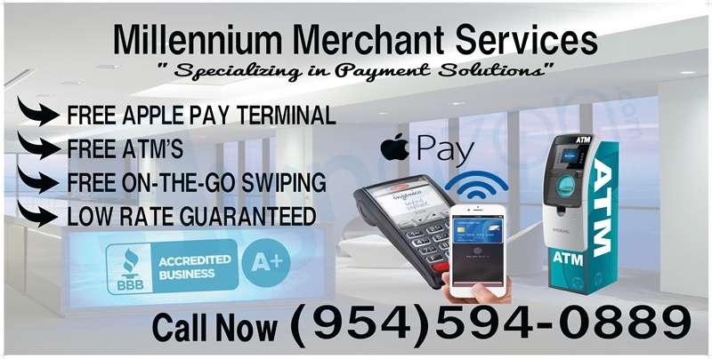 Millennium Merchant Services | 2nd floor, 2831 W Cypress Creek Rd, Fort Lauderdale, FL 33309, USA | Phone: (954) 933-9045