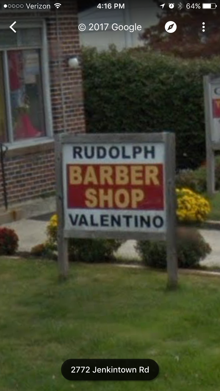 Rudolph Valentino Barber Shop | 2761 Jenkintown Rd, Glenside, PA 19038, USA | Phone: (267) 763-1402