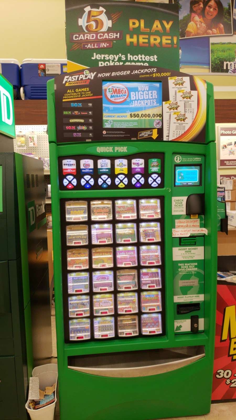 NJ Lottery Machine | 123 Anderson St, Hackensack, NJ 07601, USA
