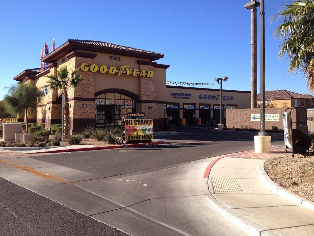 Superior Tire & Service - Goodyear #134 | 5593 Losee Rd, North Las Vegas, NV 89081, USA | Phone: (702) 835-0831