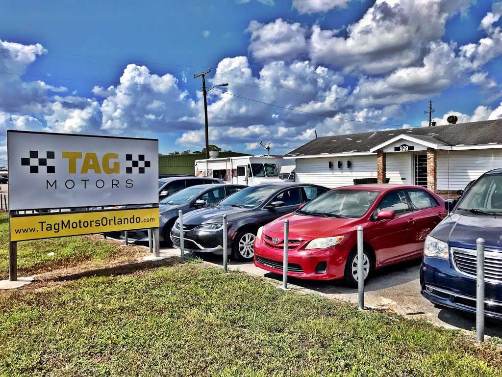 Tag Motors | 929 W Lancaster Rd, Orlando, FL 32809, USA | Phone: (407) 734-5654