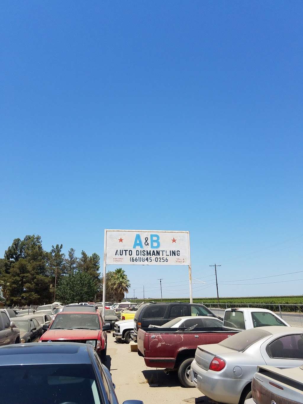 A & B Auto Dismantling | 5941 Panama Rd, Bakersfield, CA 93307, USA | Phone: (661) 845-0256