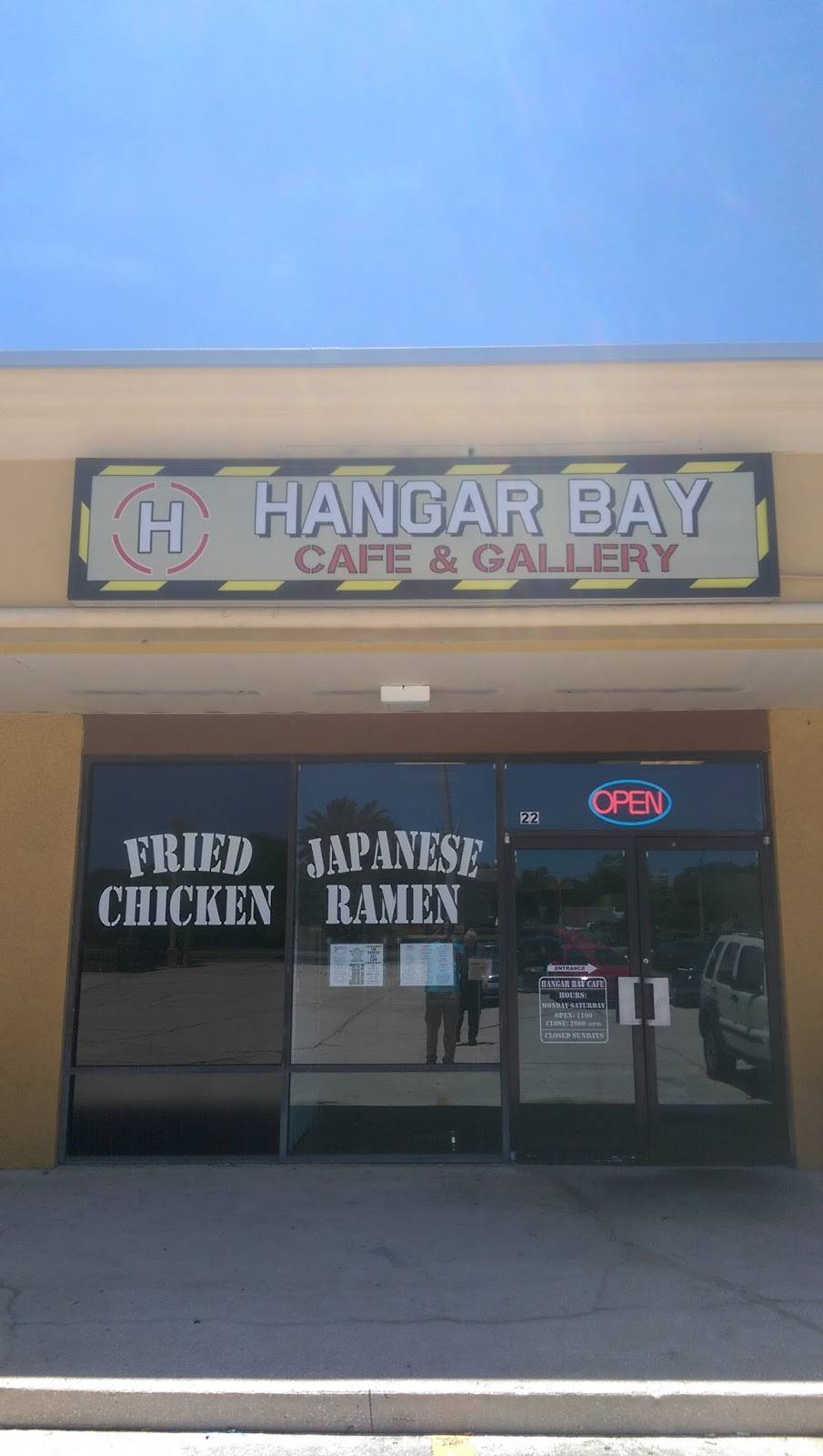 The Hangar Bay Café and Gallery | 2294 Mayport Rd #22, Atlantic Beach, FL 32233, USA | Phone: (904) 247-3301