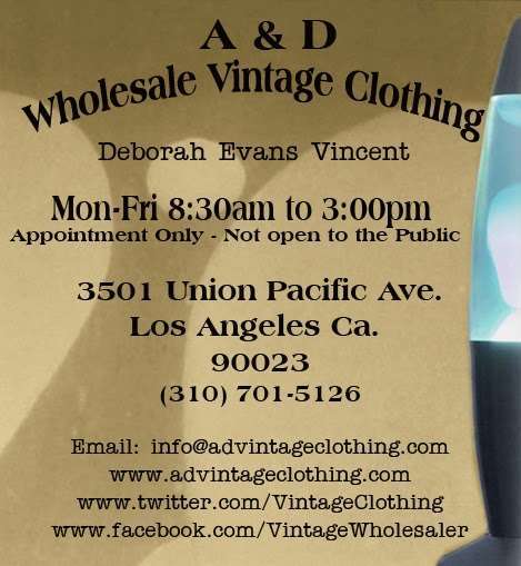 A & D Wholesale Vintage Clothing LLC | 3501 Union Pacific Ave, Los Angeles, CA 90023, USA | Phone: (310) 701-5126