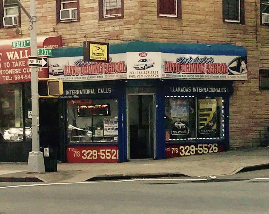 Webster Auto Driving School | 3003 Webster Ave Corner Of 201st St, Bronx, NY 10458 | Phone: (718) 329-5521