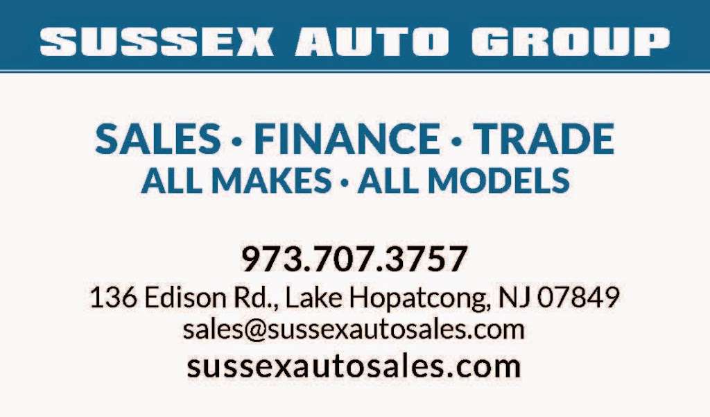 Sussex Auto Group | 136 Edison Rd, Lake Hopatcong, NJ 07849, USA | Phone: (973) 707-3757