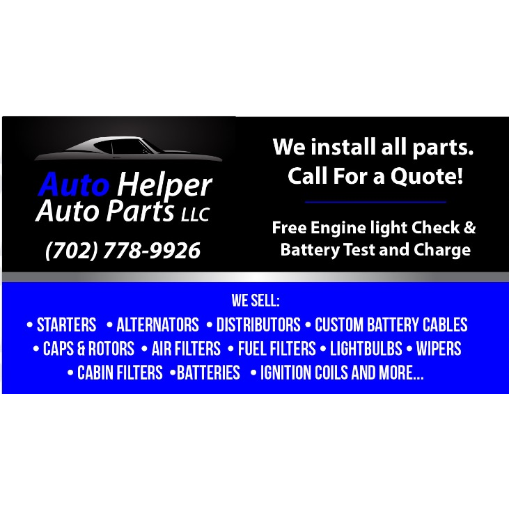 Auto Helper Auto Parts | 4230 N Pecos Rd #15, Las Vegas, NV 89115, USA | Phone: (702) 778-9926