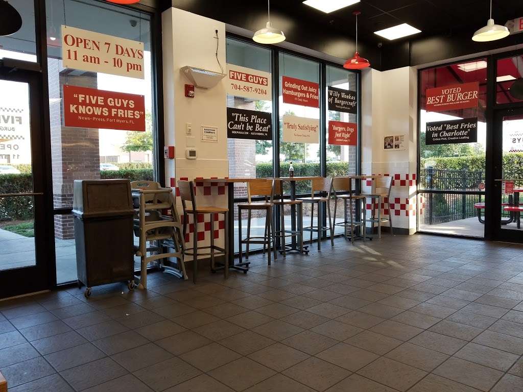 Five Guys | 12820 S Tryon St, Charlotte, NC 28273, USA | Phone: (704) 587-9204