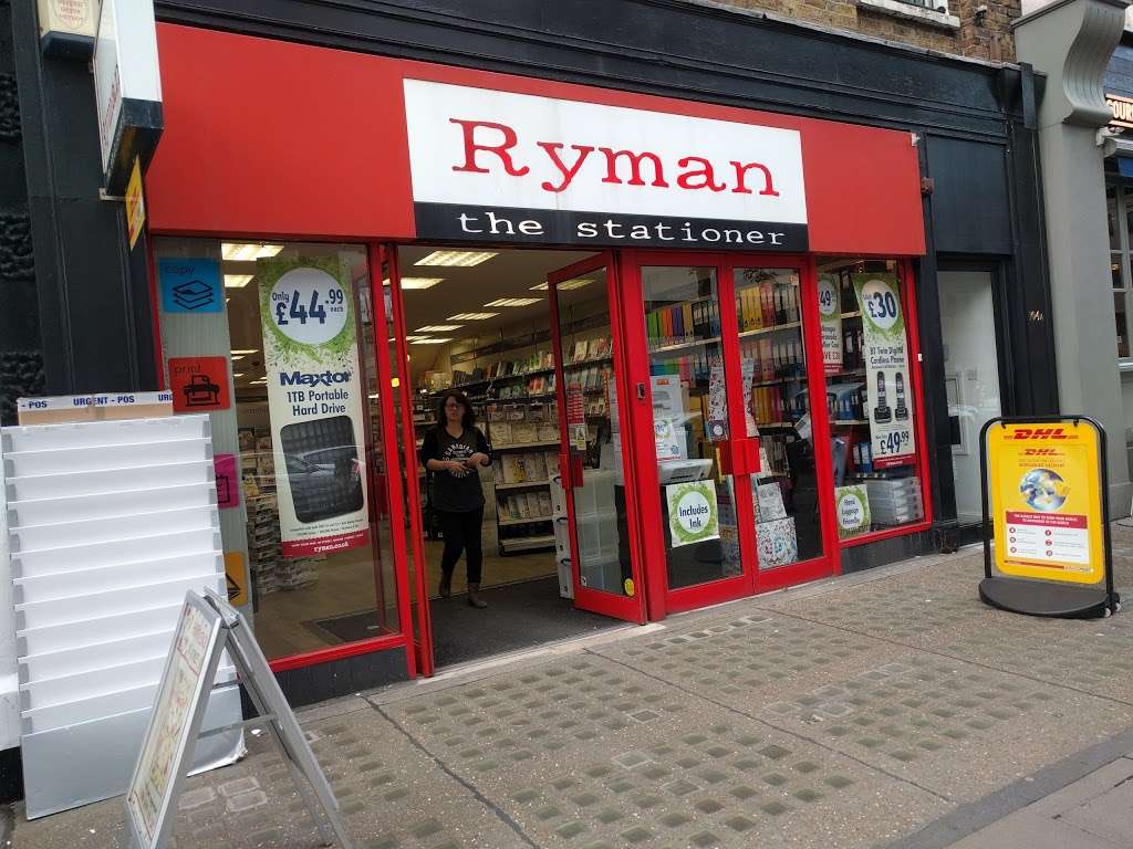 Ryman Stationery | 104 Baker St, Marylebone, London W1U 6TN, UK | Phone: 020 7487 2570