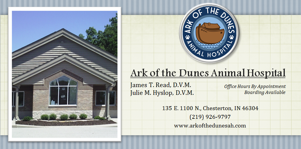 Ark of the Dunes Animal Hospital | 135 E 1100 N, Chesterton, IN 46304, USA | Phone: (219) 926-9797