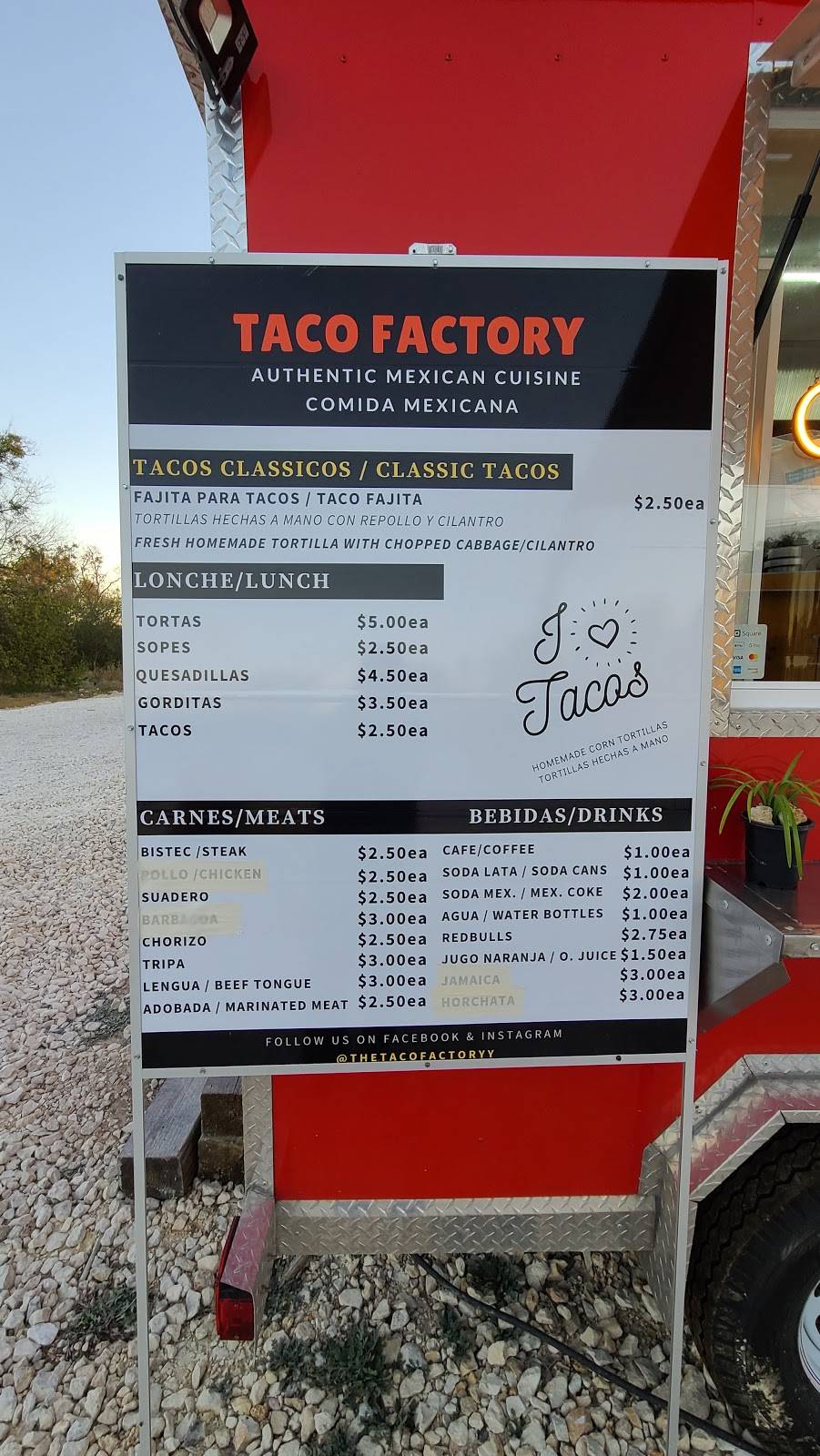 The Taco Factory | 416 W Parsons St, Manor, TX 78653, USA | Phone: (512) 777-0201