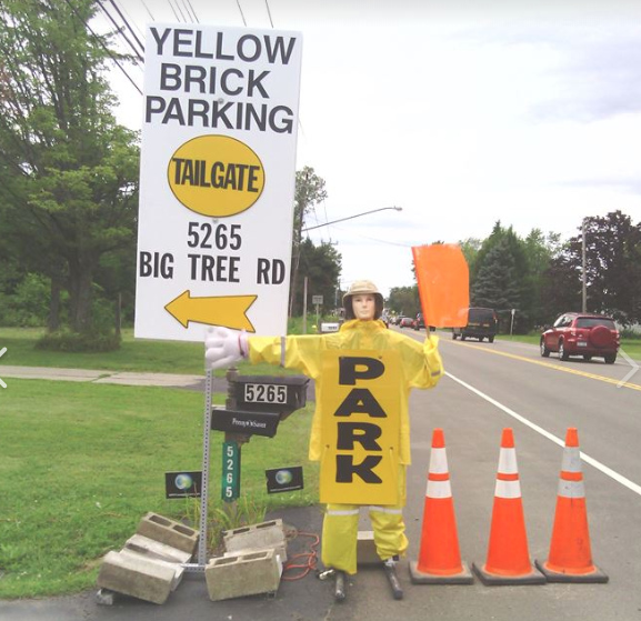 Yellow Brick Parking | 5265 Big Tree Rd, Orchard Park, NY 14127, USA | Phone: (585) 230-0632