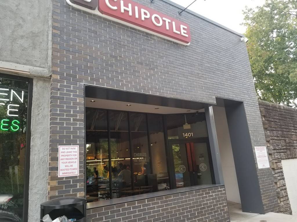 Chipotle Mexican Grill | 1401 Oxford Rd NE, Atlanta, GA 30307, USA | Phone: (404) 855-4990