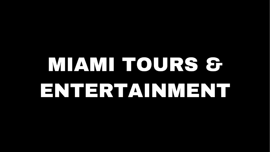 MIAMI TOURS & ENTERTAINMENT | 14601 Balgowan Rd #205-2, Miami Lakes, FL 33016, USA | Phone: (305) 305-3511