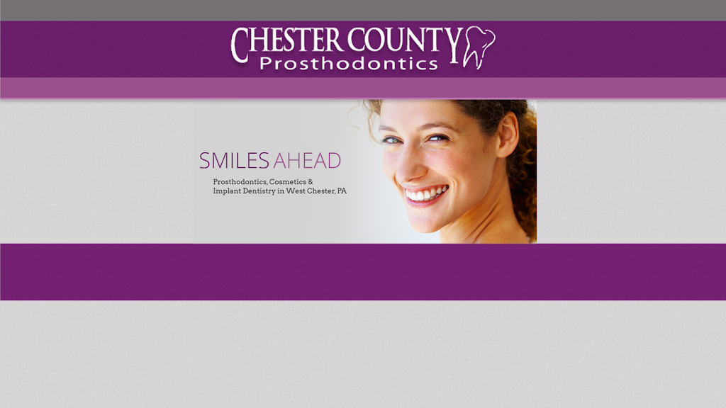 Chester County Prosthodontics | 1217 West Chester Pike, West Chester, PA 19382, USA | Phone: (610) 436-9570