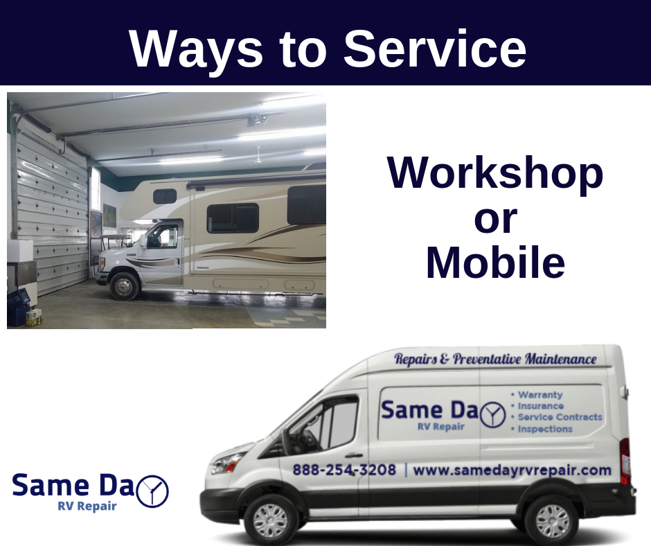 Same Day RV Repair | 32351 IN-2, New Carlisle, IN 46552, USA | Phone: (574) 213-6895