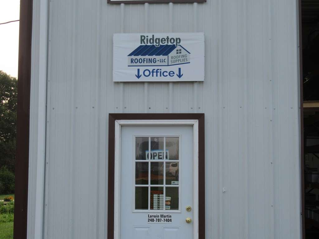 Ridgetop Roofing, LLC | 21803 Jefferson Blvd, Smithsburg, MD 21783 | Phone: (301) 824-8686