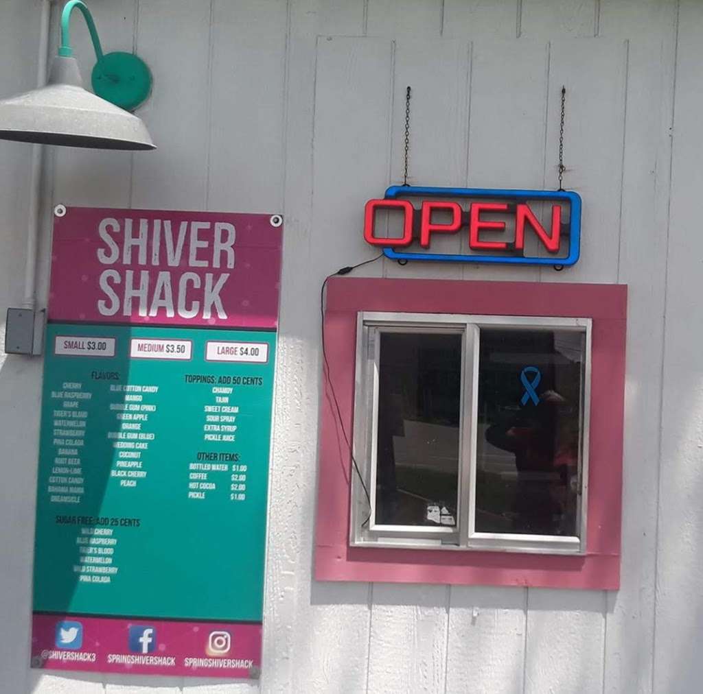 Shiver Shack | 22003 Mossy Oaks Rd, Spring, TX 77389, USA | Phone: (281) 939-2284