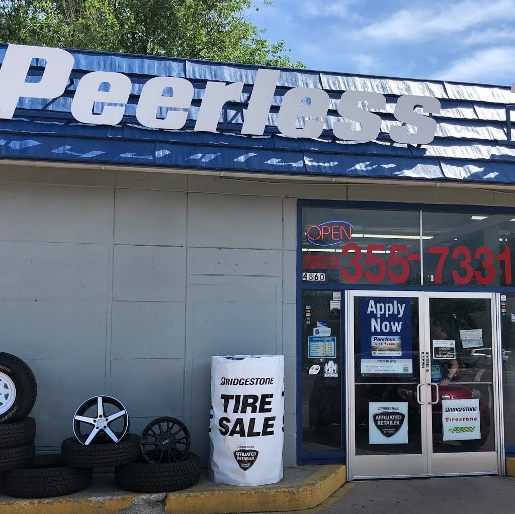 Peerless Tires | 4860 E Colfax Ave, Denver, CO 80220, USA | Phone: (303) 355-7331