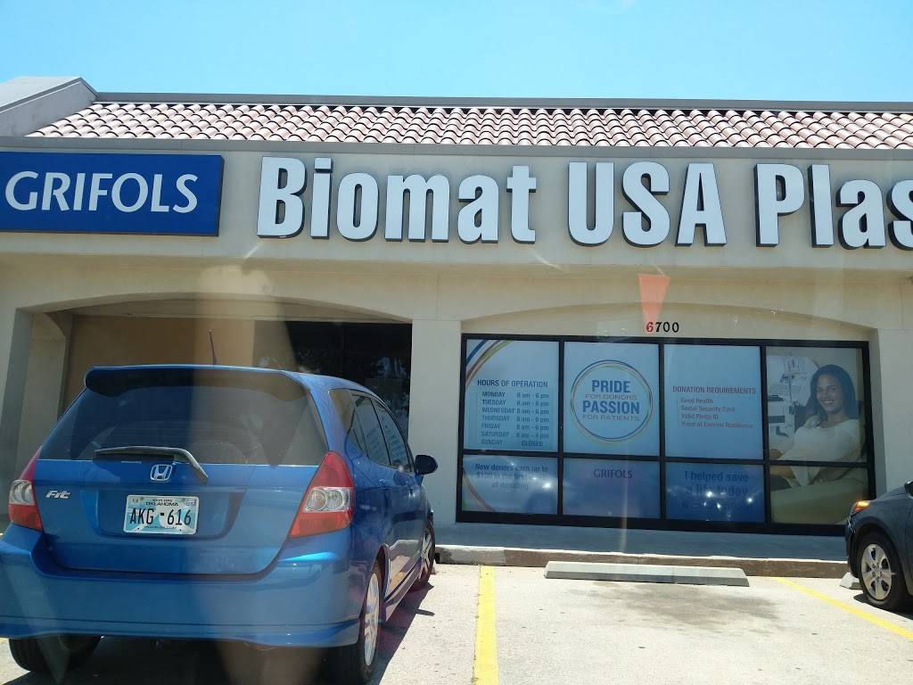 Biomat Plasma USA | 6700 E Reno Ave, Midwest City, OK 73110, USA | Phone: (405) 737-2447